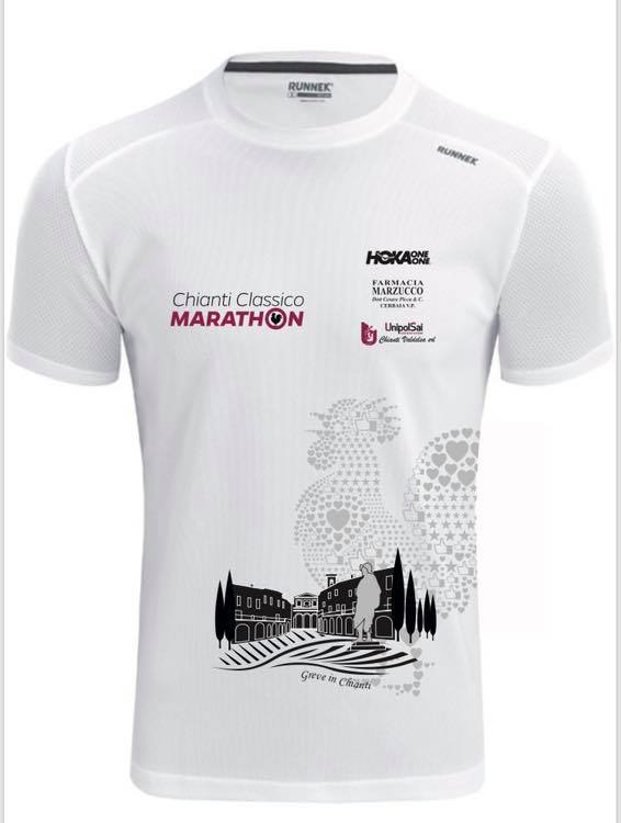 Official sportive t-shirt is dedicated to the famous square of Greve in Chianti